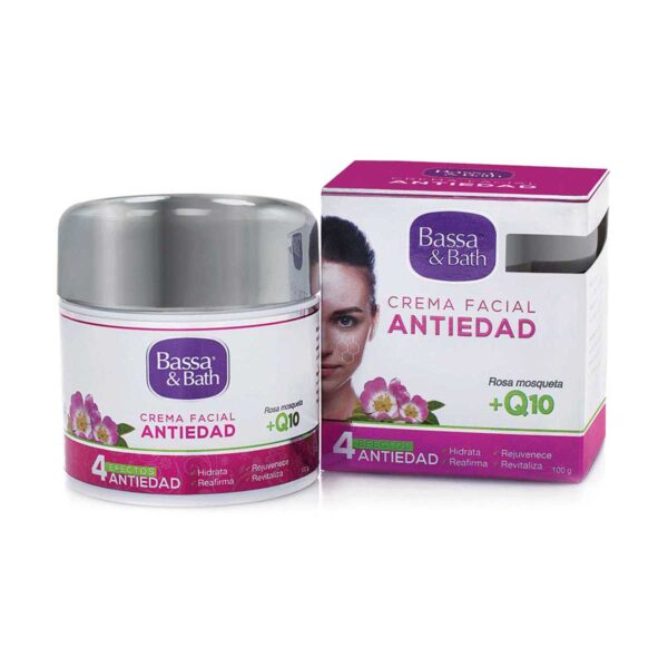 BASSA & BATH CREMA FACIAL ANTIEDAD 100 gr