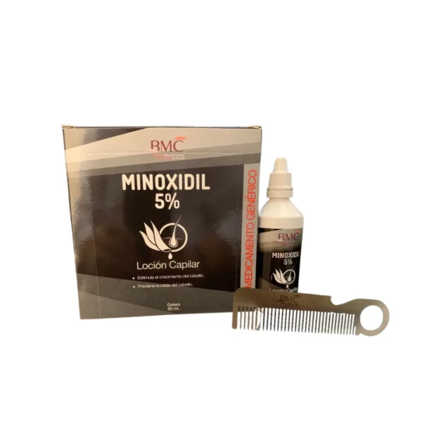 MINOXIDIL 5% + ALOE VERA GOTERO 60 ml bmc MINOXIDIL 5% + ALOE VERA GOTERO 60ml