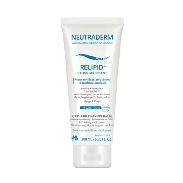 NEUTRADERM RELIPID+ BAUME RELIPIDANT 200 ml (BALSAMO RELIPIDANTE PIELES SENSIBLES Y MUY SECAS)