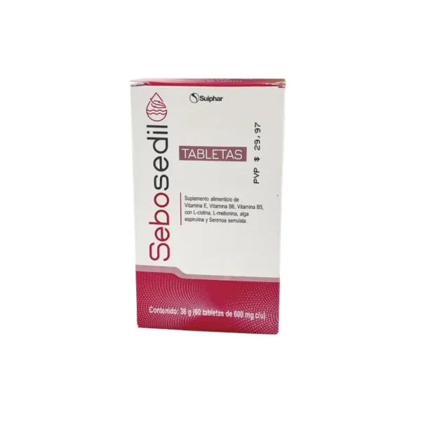SEBOSEDIL TABLETAS 600 mg